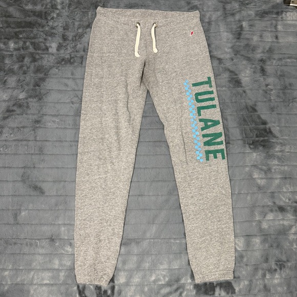 League Collegiate Wear Other - League Tulane University Sweatpants Gray Graphic Joggers Mens Small NCAA